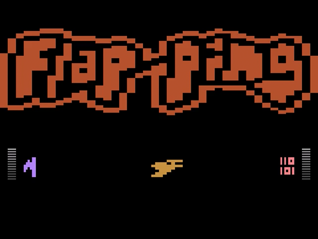 FlapPing (Homebrew) — Title screen